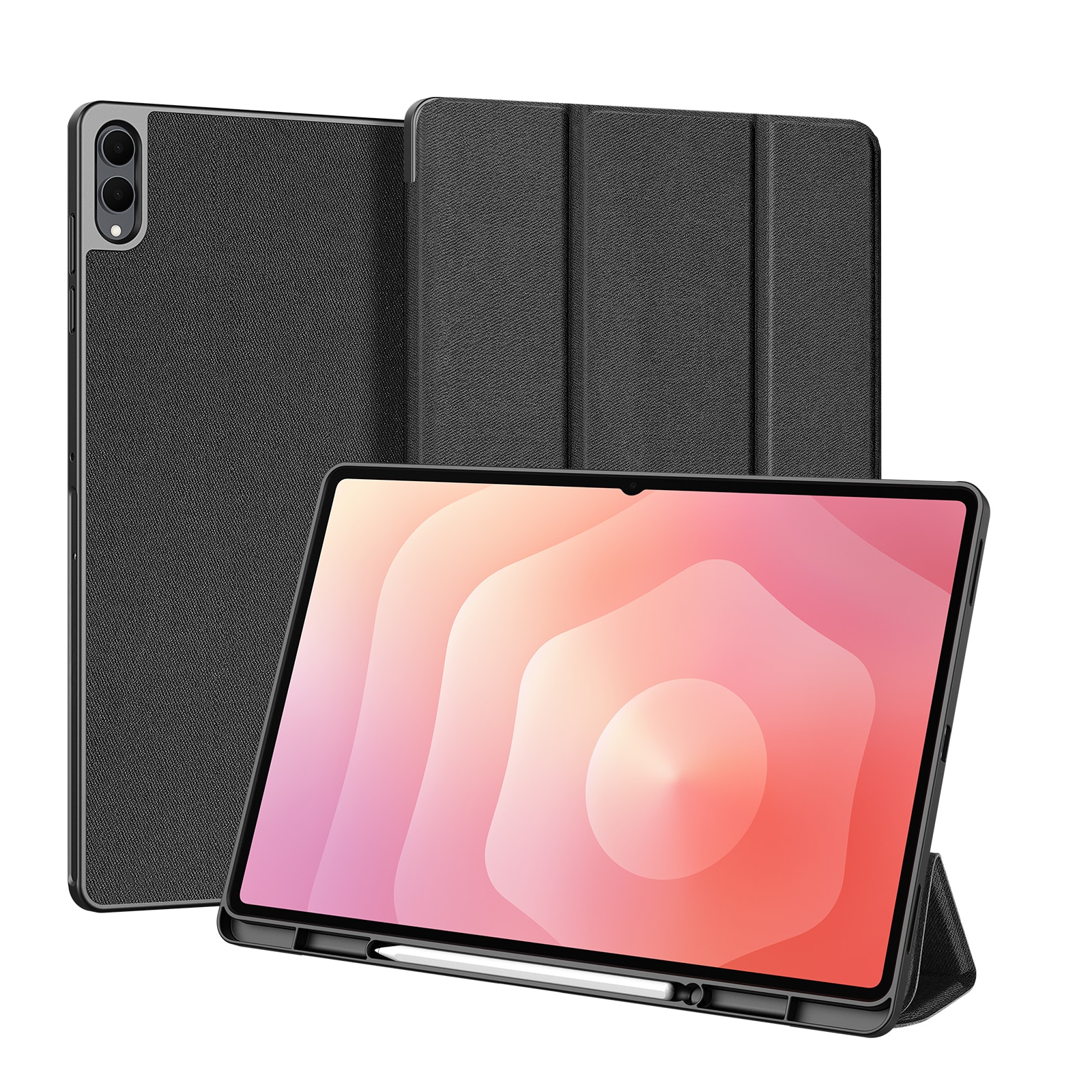 Coque Domo Tri-Fold Samsung Galaxy Tab S11 Ultra Black