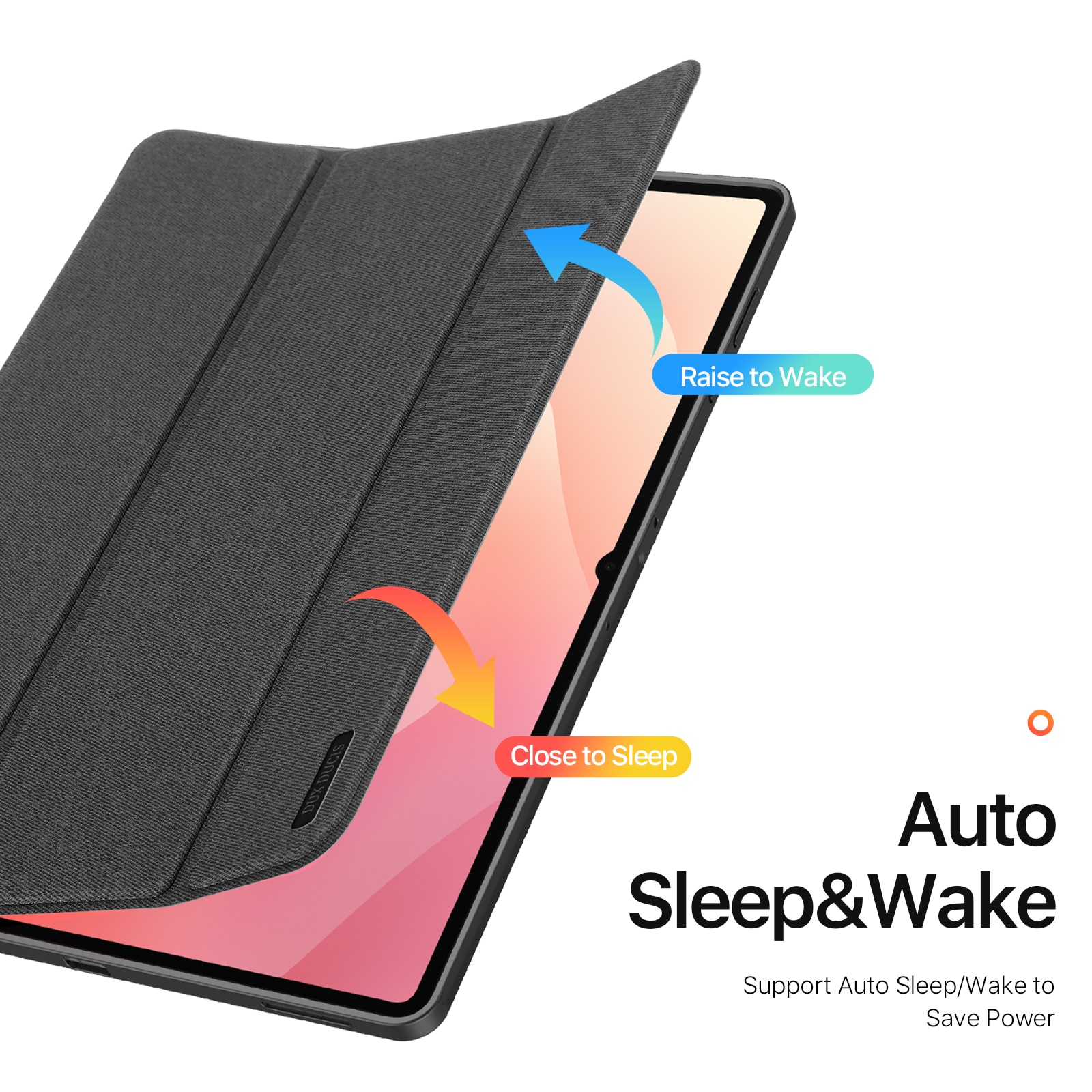 Coque Domo Tri-Fold Samsung Galaxy Tab S11 Ultra Black