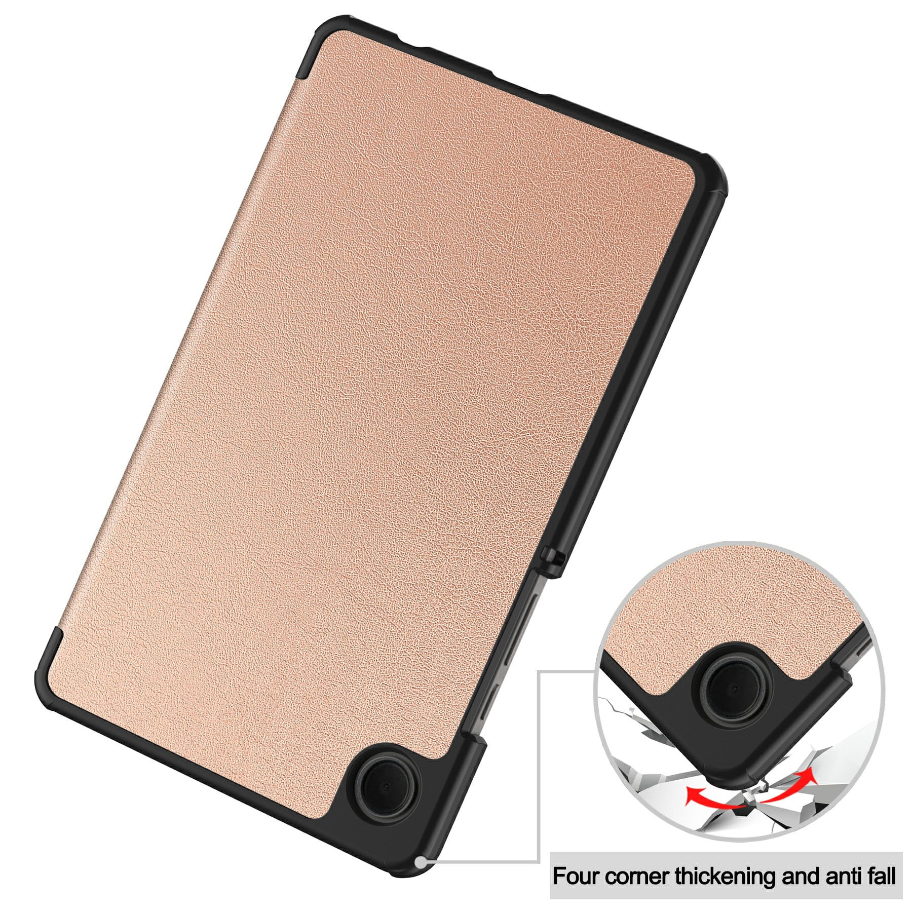 Étui Tri-Fold Samsung Galaxy Tab A11, Or rose
