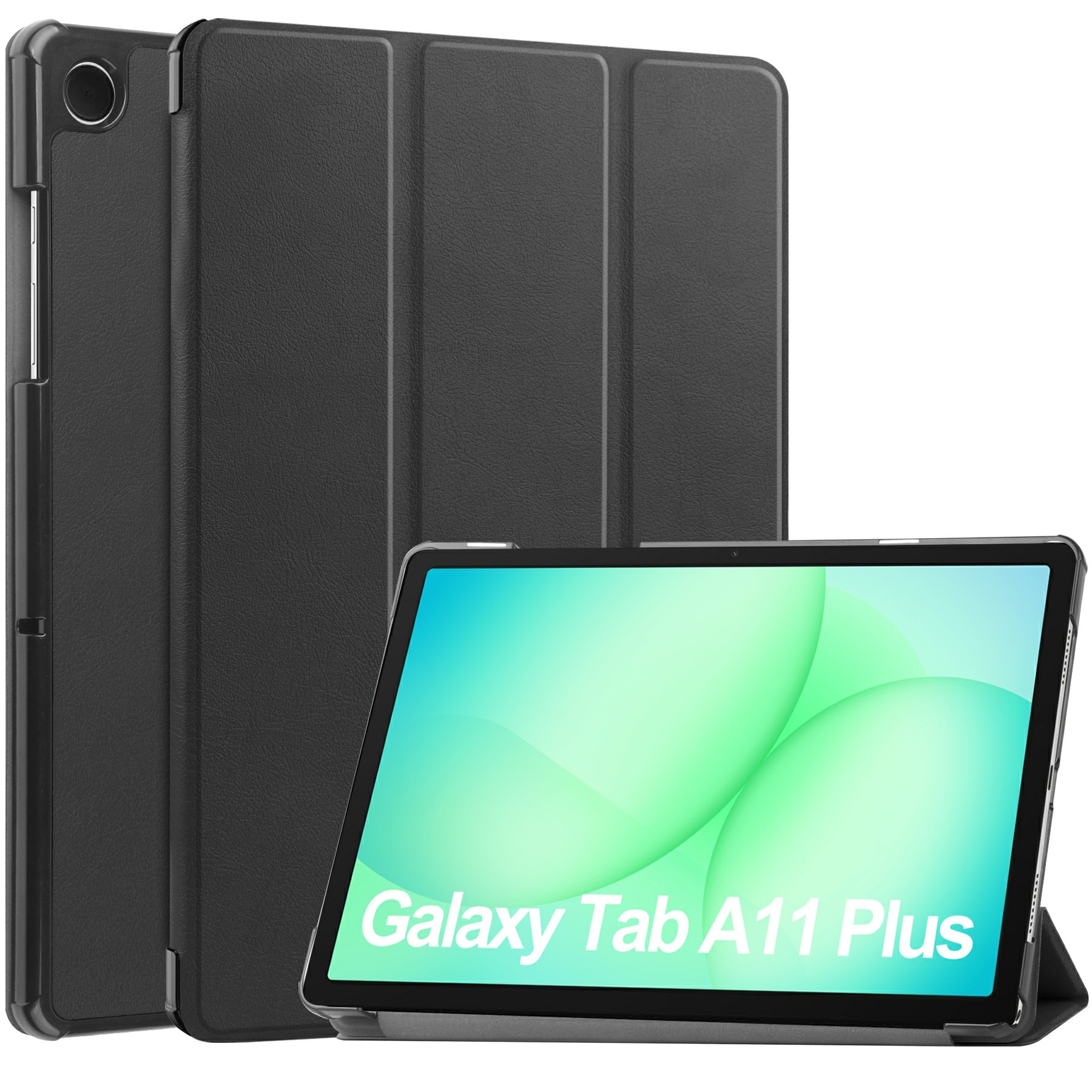 Étui Tri-Fold Samsung Galaxy Tab A11 Plus, Noir
