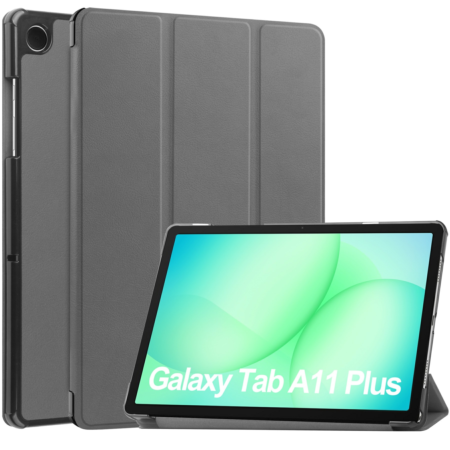 Étui Tri-Fold Samsung Galaxy Tab A11 Plus, Gris