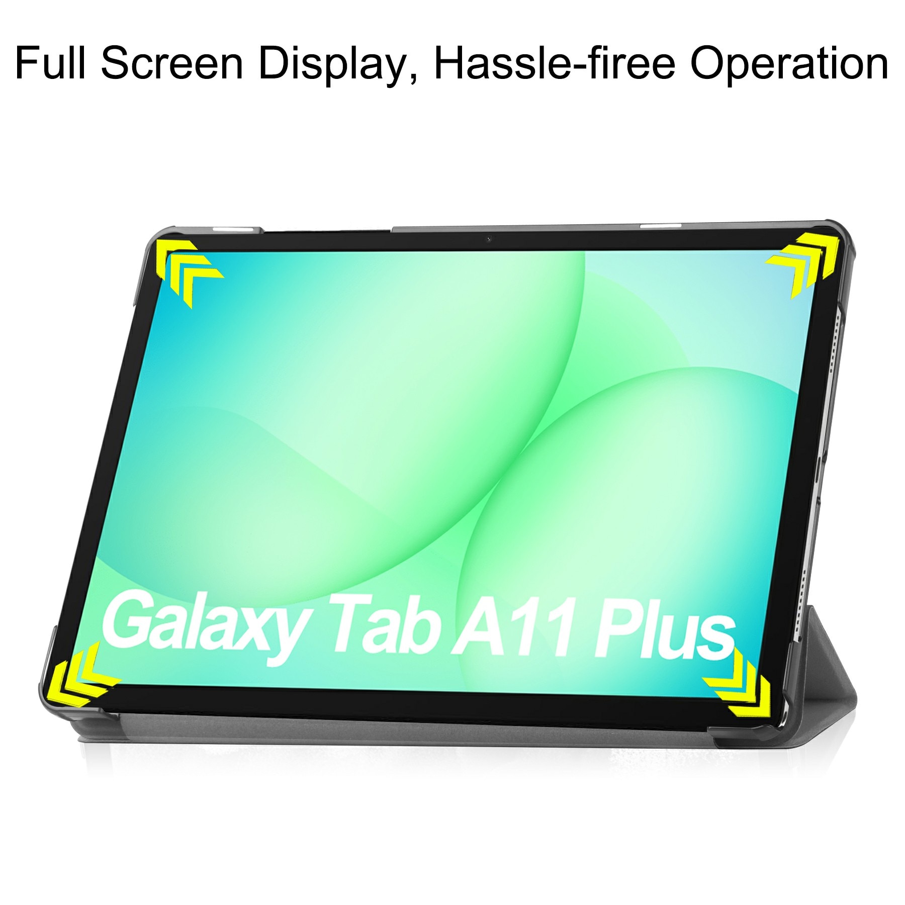 Étui Tri-Fold Samsung Galaxy Tab A11 Plus, Gris