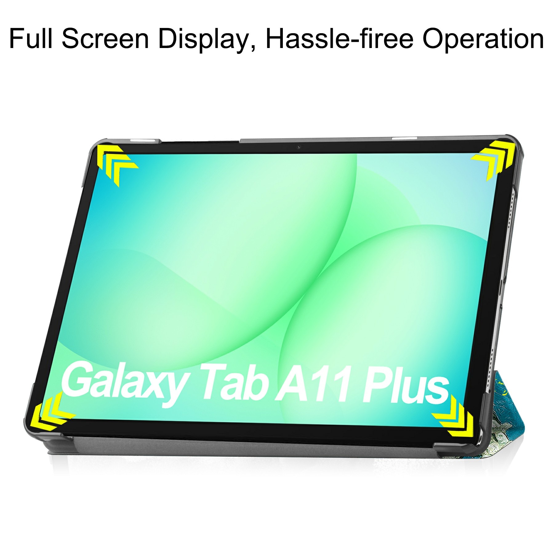 Étui Tri-Fold Samsung Galaxy Tab A11 Plus Fleurs de cerisier