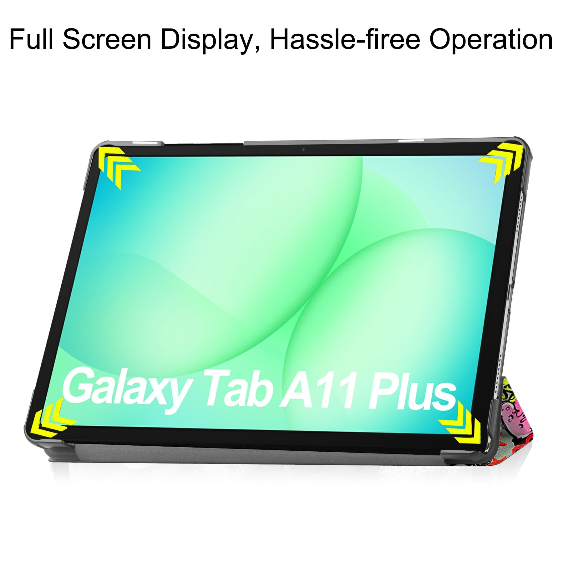 Étui Tri-Fold Samsung Galaxy Tab A11 Plus, Graffiti