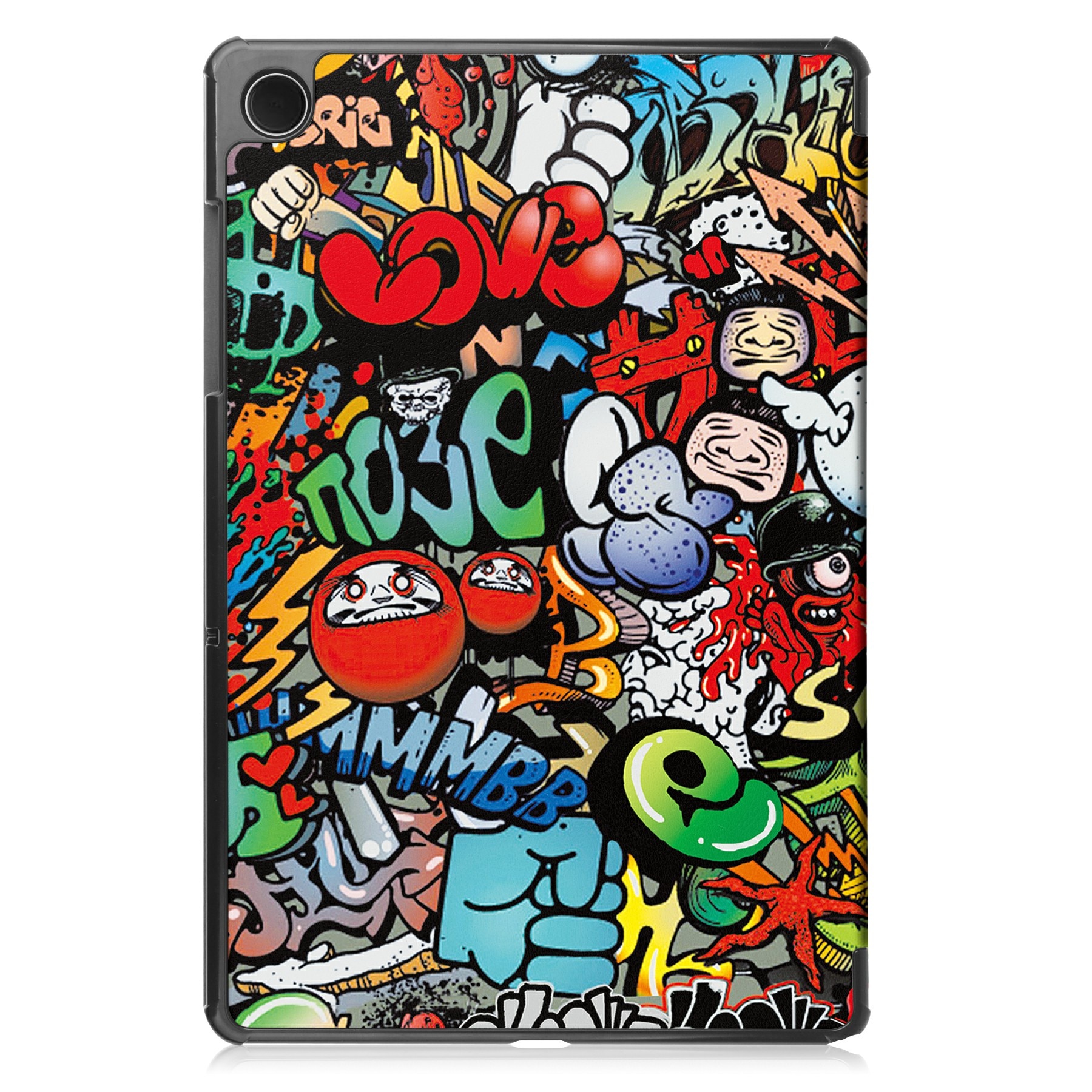 Étui Tri-Fold Samsung Galaxy Tab A11 Plus, Graffiti