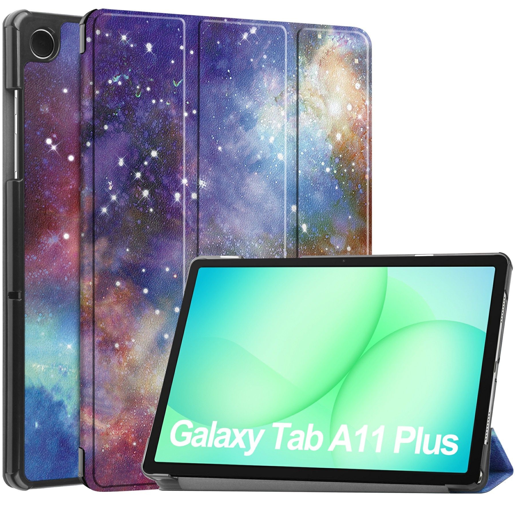 Étui Tri-Fold Samsung Galaxy Tab A11 Plus, Espace
