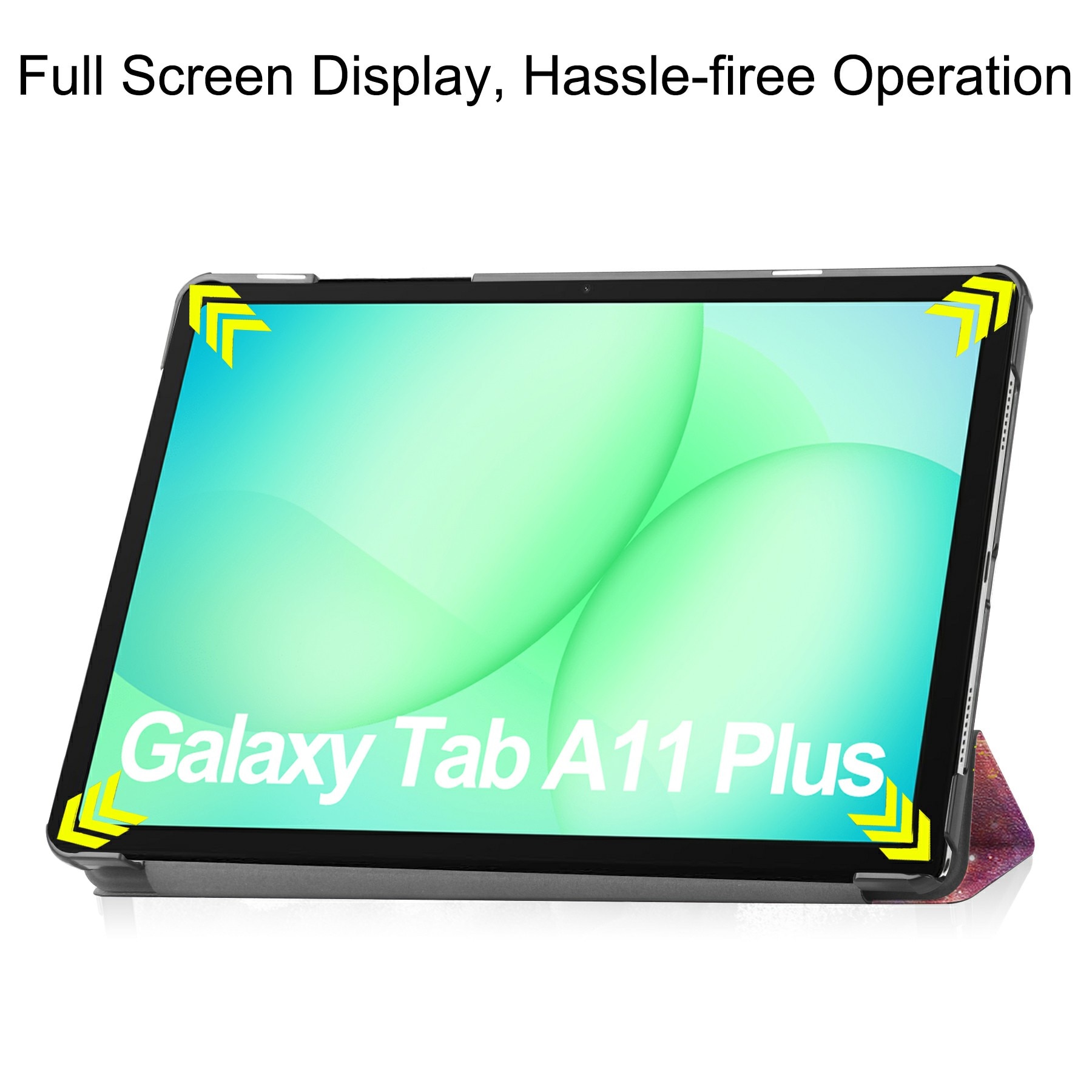Étui Tri-Fold Samsung Galaxy Tab A11 Plus, Espace