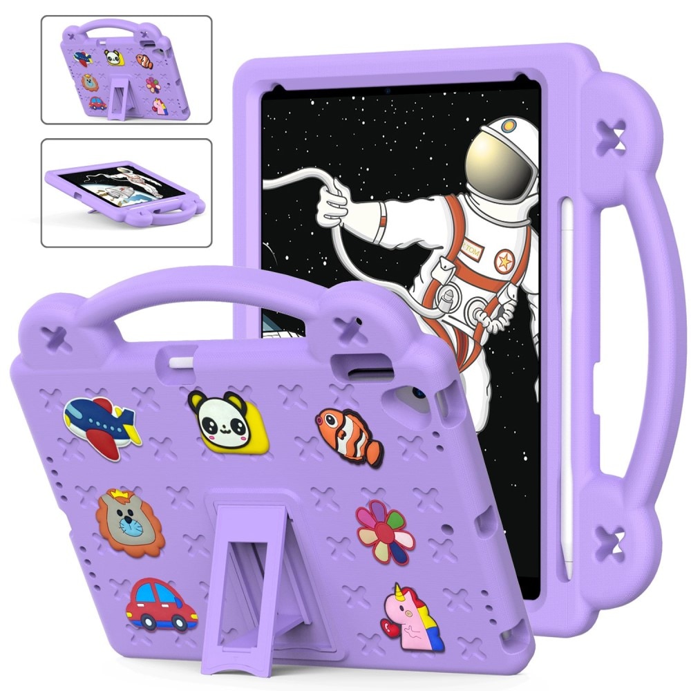 Kickstand Coque antichoc pour enfants iPad 10.2 7th Gen (2019), violet