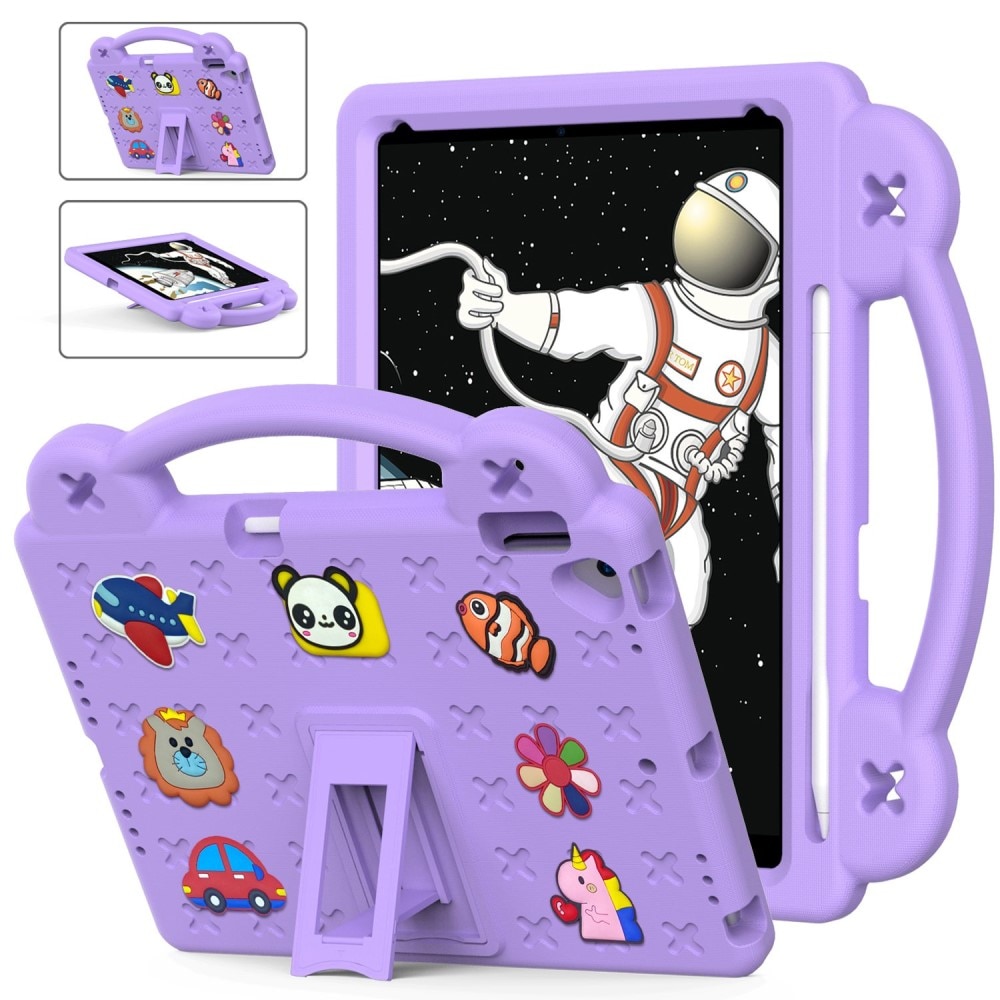 Kickstand Coque antichoc pour enfants iPad 10.2 8th Gen (2020), violet