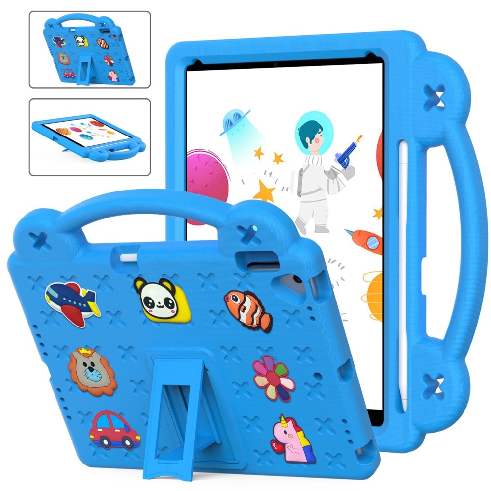 Kickstand Coque antichoc pour enfants iPad 10.2 8th Gen (2020), bleu