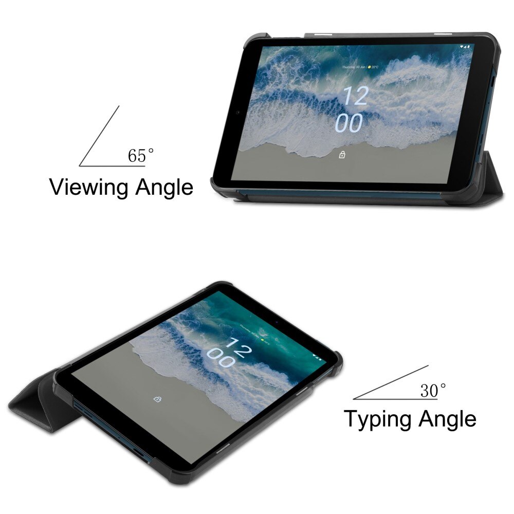 Étui Tri-Fold  Nokia T10, Noir