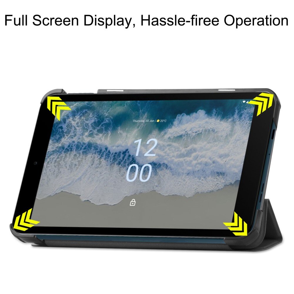 Étui Tri-Fold  Nokia T10, Noir