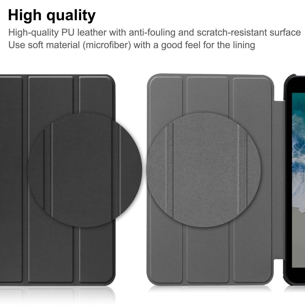 Étui Tri-Fold  Nokia T10, Noir