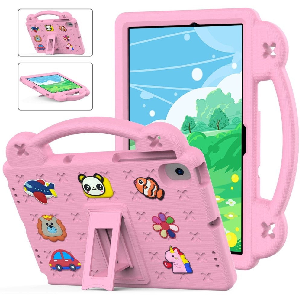 Kickstand Coque antichoc pour enfants Samsung Galaxy Tab A8 10.5, rose