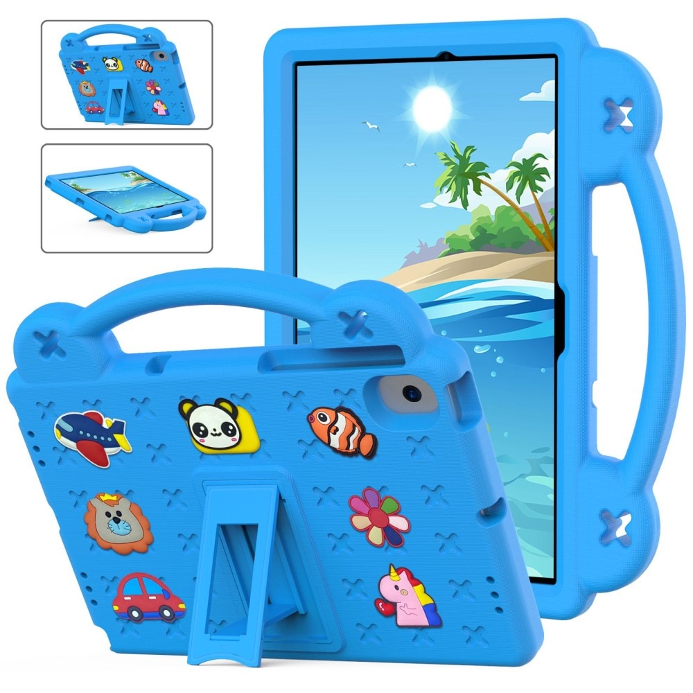 Kickstand Coque antichoc pour enfants Samsung Galaxy Tab A8 10.5, bleu