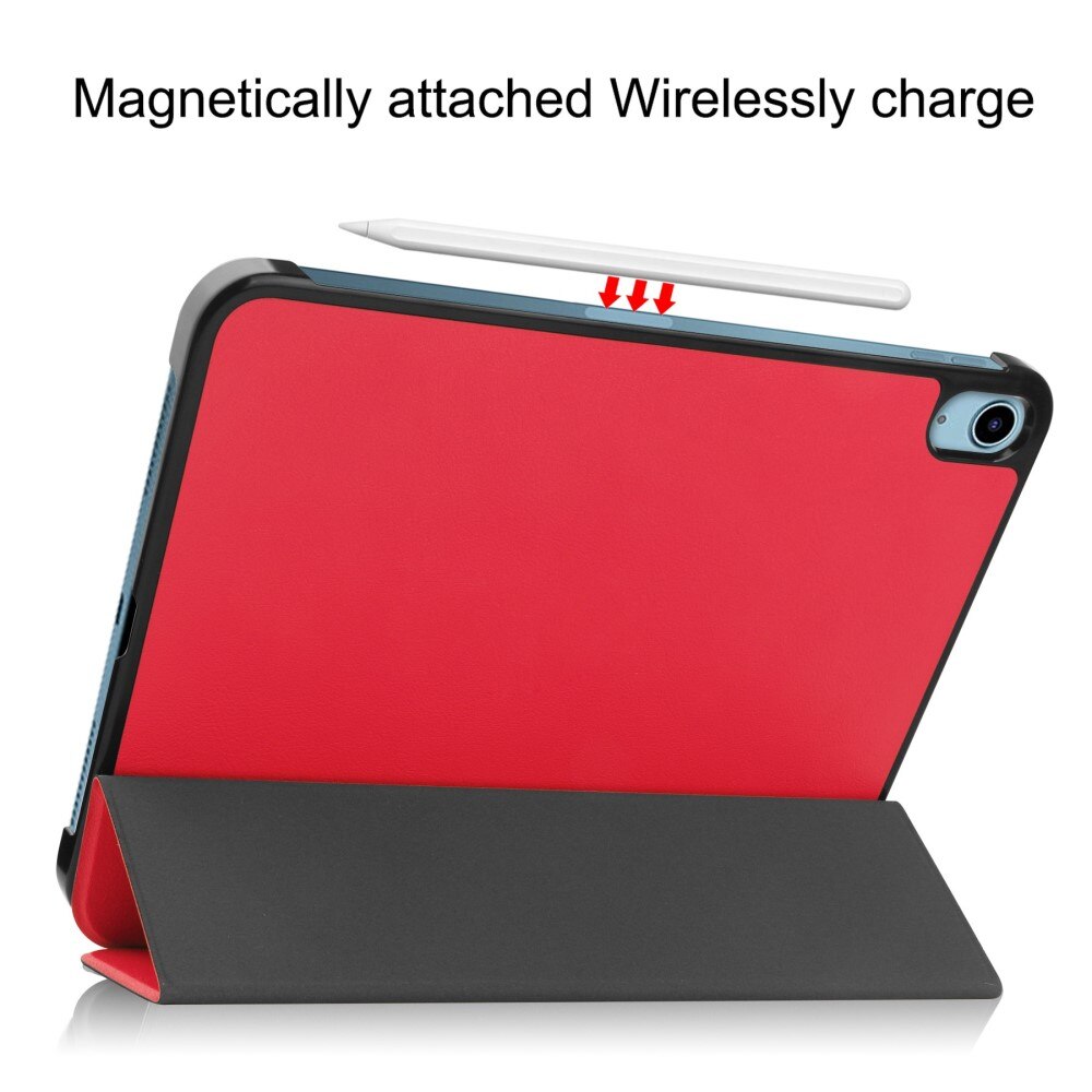 Étui Tri-Fold Apple iPad 11 11th Gen (2025), Rouge