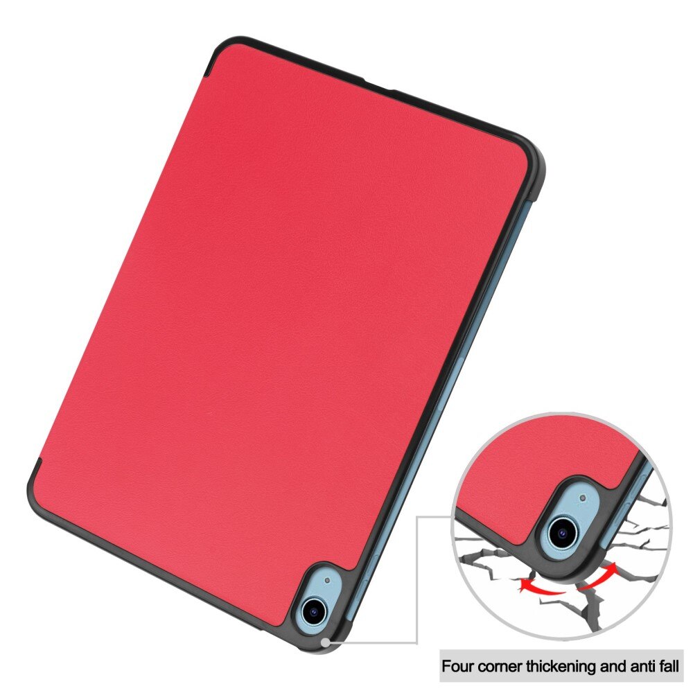 Étui Tri-Fold Apple iPad 11 11th Gen (2025), Rouge