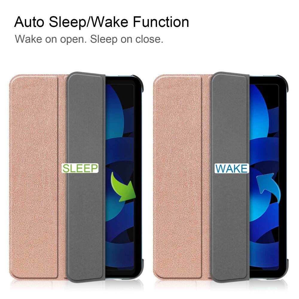 Étui Tri-Fold Apple iPad 10.9 10th Gen (2022), Or rose