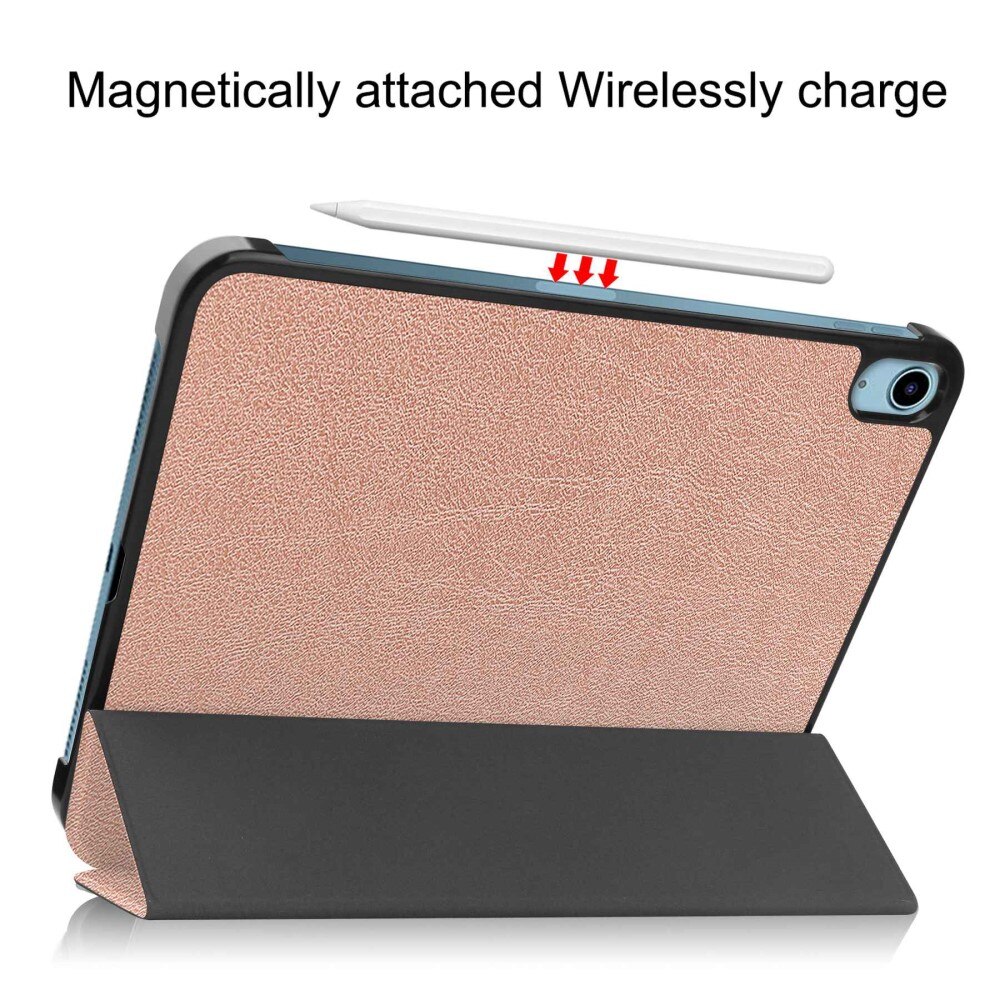 Étui Tri-Fold Apple iPad 10.9 10th Gen (2022), Or rose
