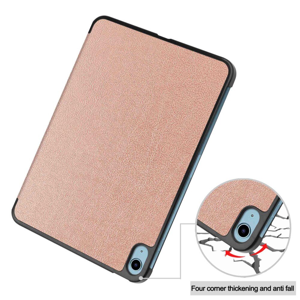 Étui Tri-Fold Apple iPad 10.9 10th Gen (2022), Or rose