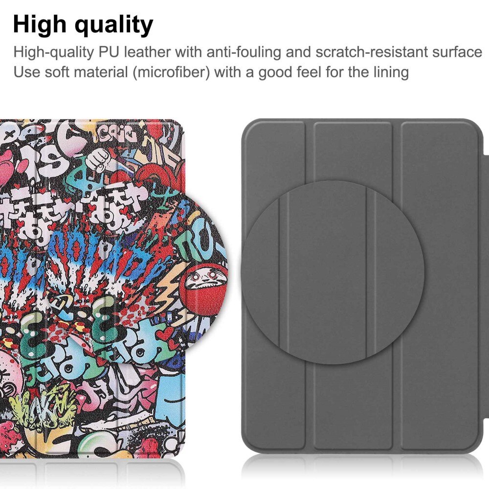 Étui Tri-Fold Apple iPad 10.9 10th Gen (2022), Graffiti