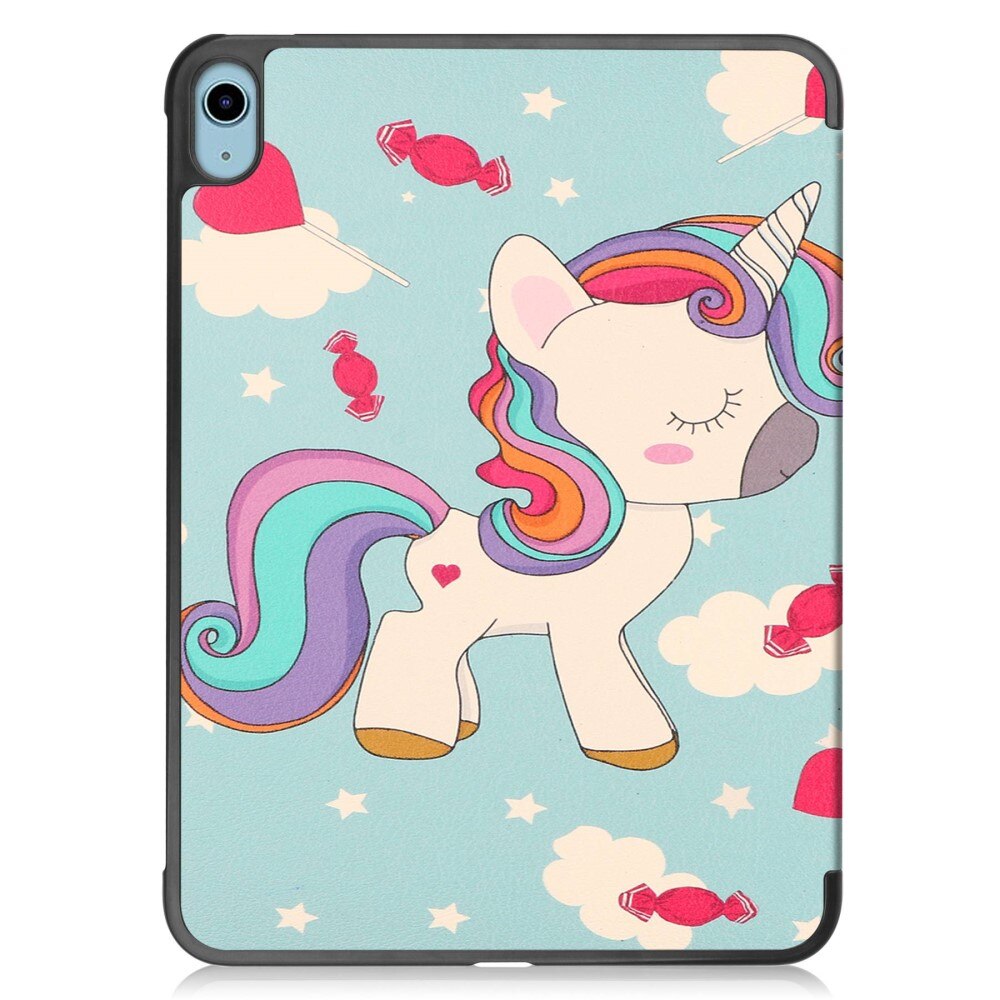 Étui Tri-Fold iPad 10.9 10th Gen (2022) Licorne