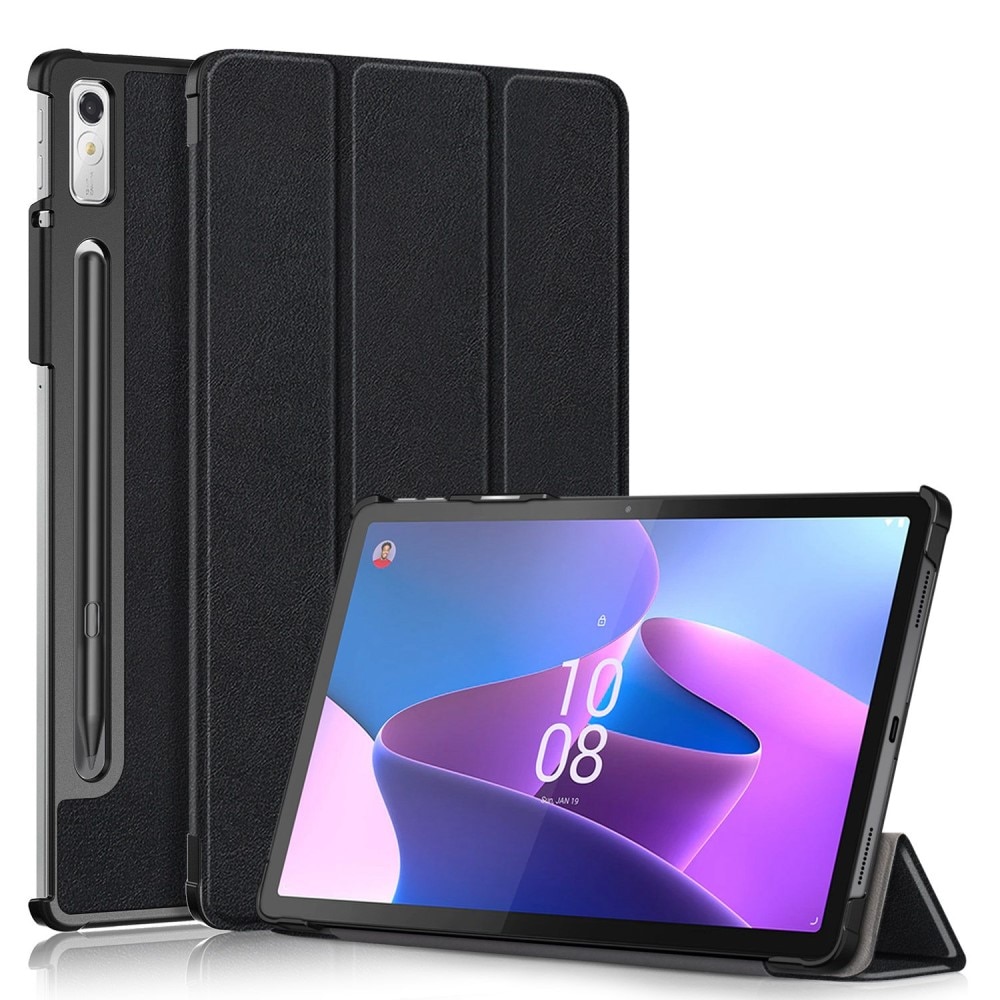 Étui Tri-Fold avec porte-stylo Lenovo Tab P11 Pro (2nd gen) Noir