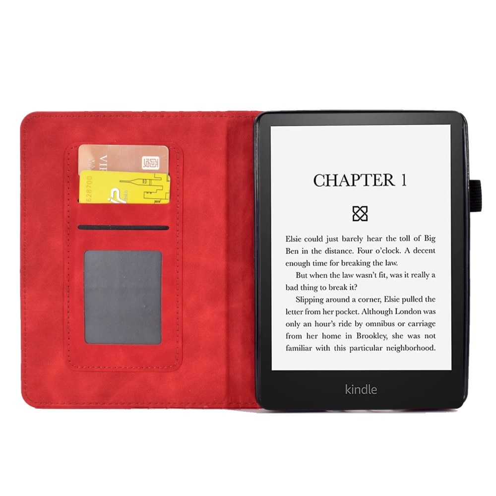 Étui à cartes Amazon Kindle Paperwhite 11th gen (2021) Rouge