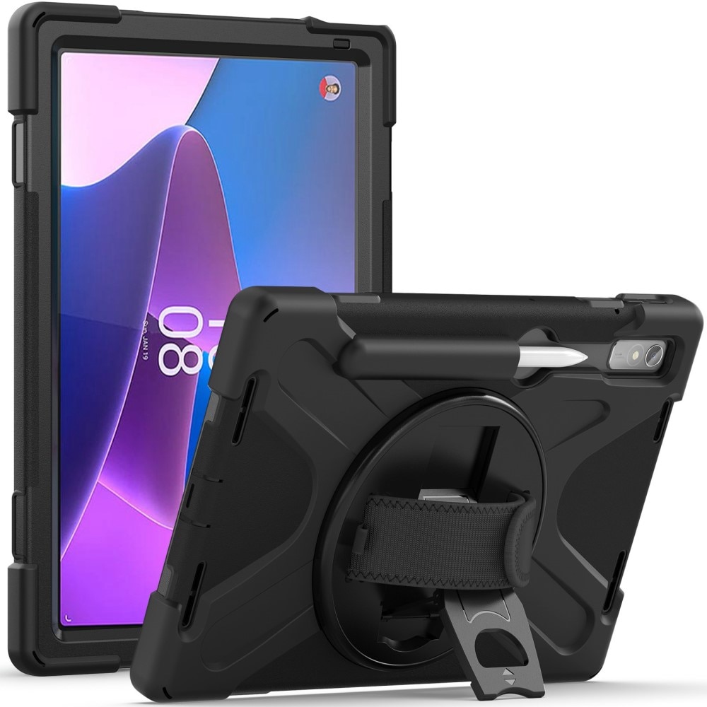 Coque hybride antichoc Lenovo Tab P11 Pro (2nd gen) noir