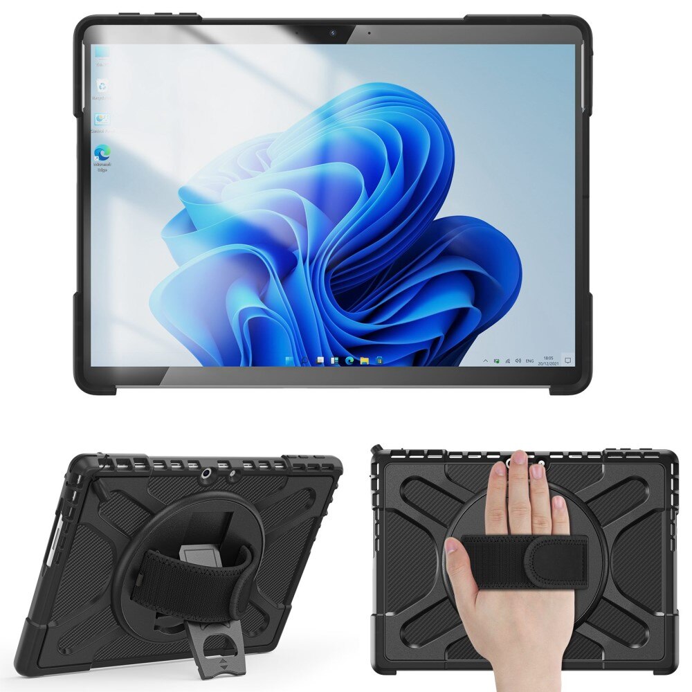 Coque hybride antichoc Microsoft Surface Pro 10, noir