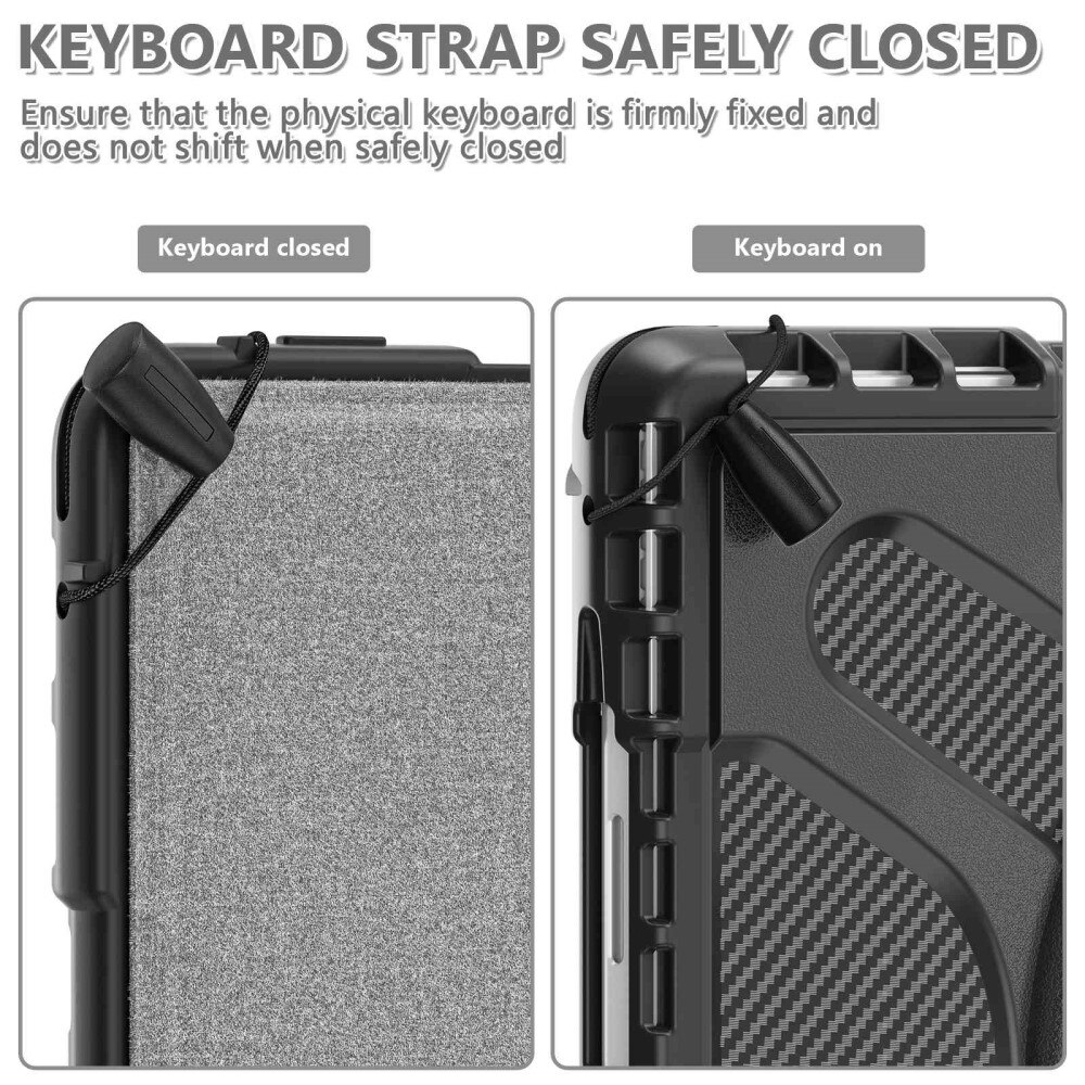 Coque hybride antichoc Microsoft Surface Pro 10, noir