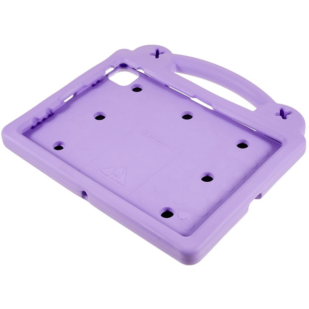 Kickstand Coque antichoc pour enfants Apple iPad 11 11th Gen (2025), violet