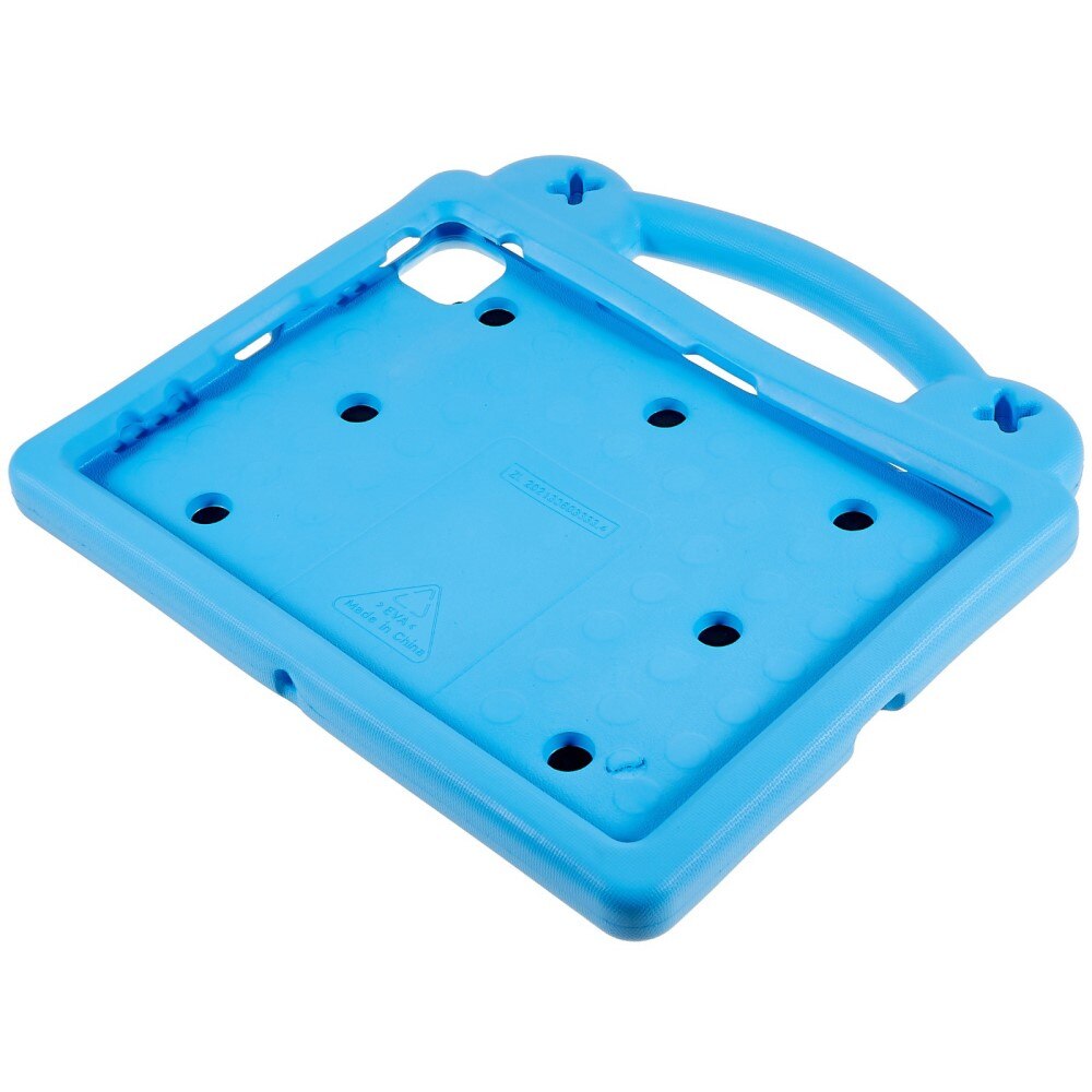 Kickstand Coque antichoc pour enfants Apple iPad 11 11th Gen (2025), bleu