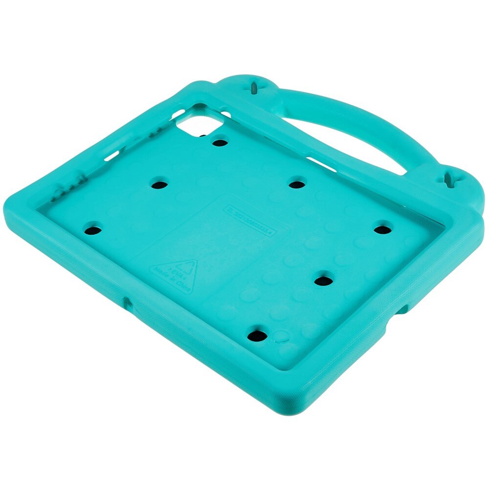 Kickstand Coque antichoc pour enfants iPad 10.9 10th Gen (2022), turquoise