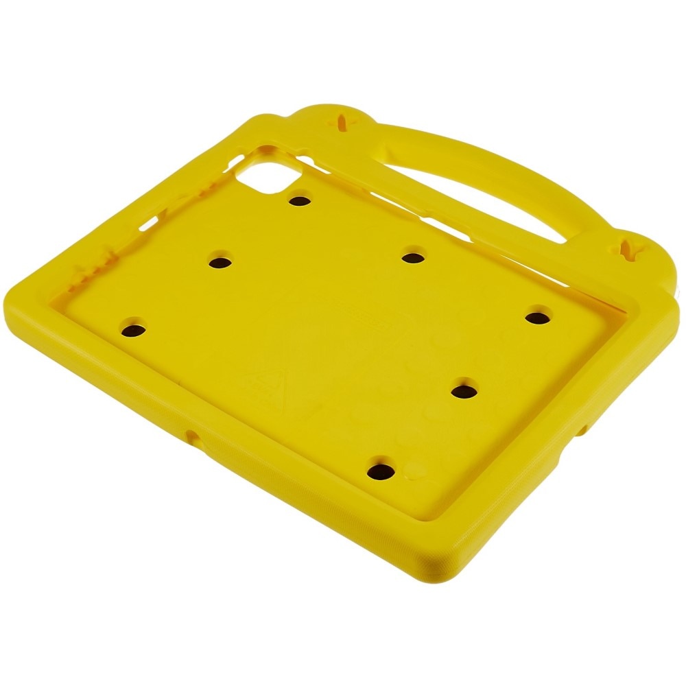 Kickstand Coque antichoc pour enfants iPad 10.9 10th Gen (2022), jaune