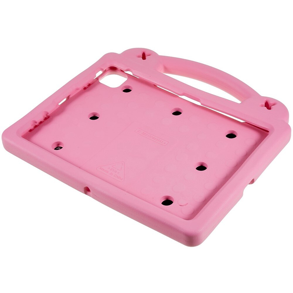Kickstand Coque antichoc pour enfants Apple iPad 11 11th Gen (2025), rose