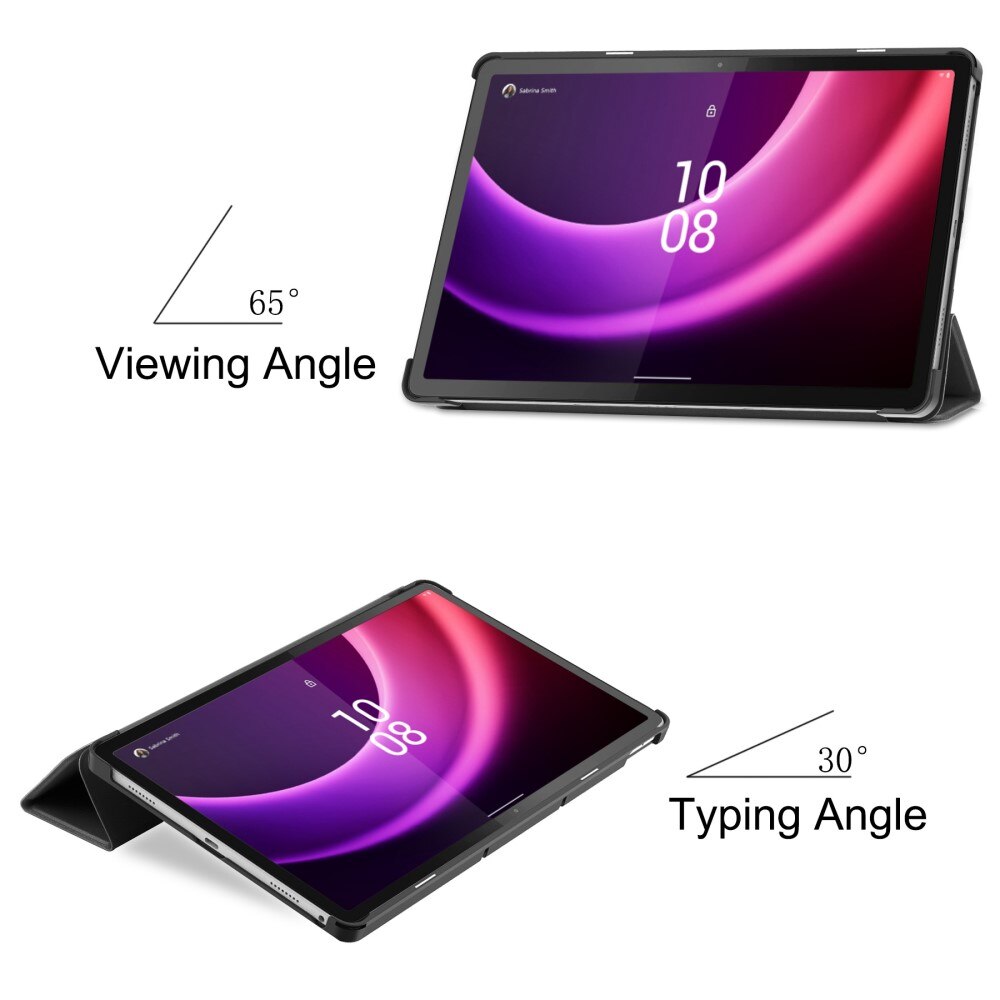 Étui Tri-Fold Lenovo Tab P11 (2nd Gen), Noir