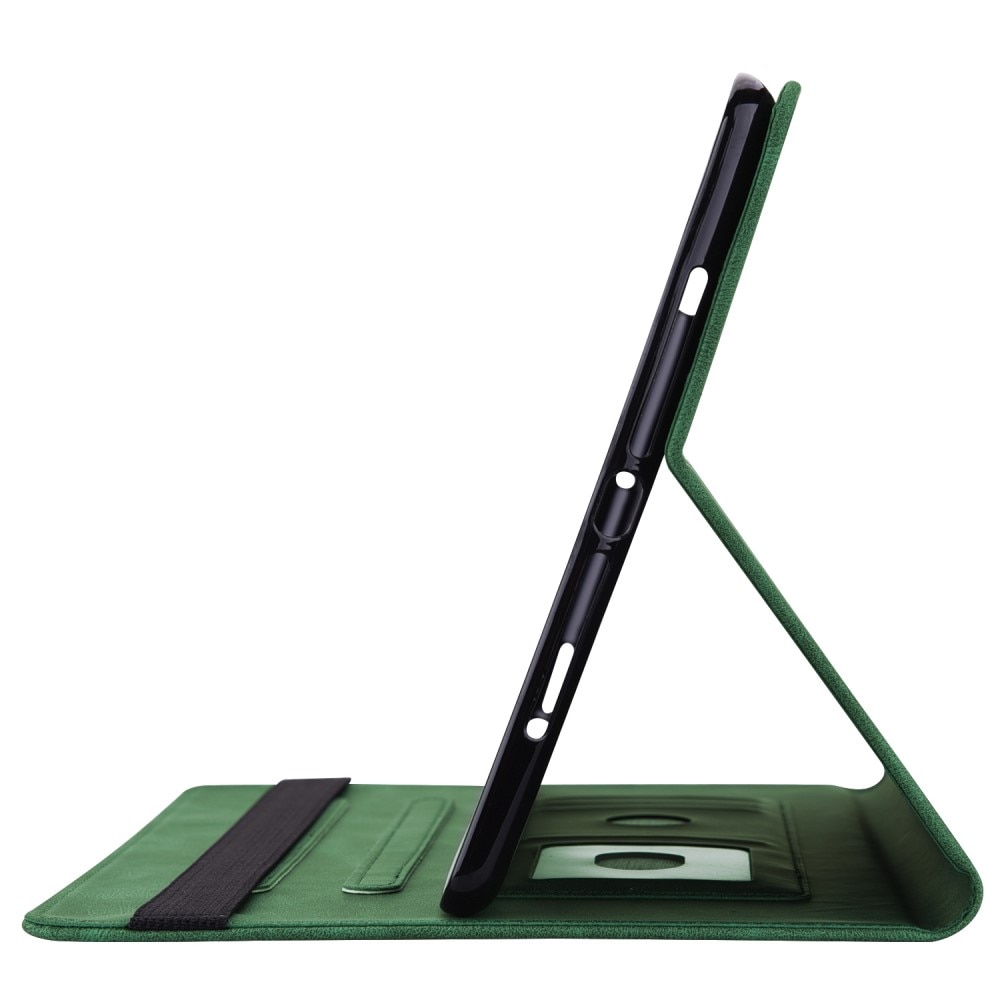 Étui en cuir avec papillons Apple iPad 10.9 10th Gen (2022) Vert