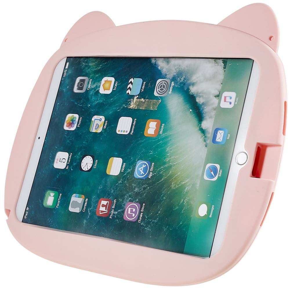 Coque cochon en silicone pour enfants pour iPad 10.2 8th Gen (2020), rose