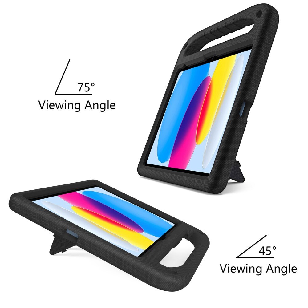 Coque EVA avec poignée pour enfants pour Apple iPad 11 11th Gen (2025), noir