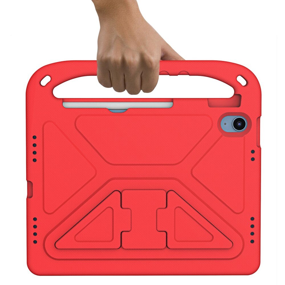 Coque EVA avec poignée pour enfants pour Apple iPad 10.9 10th Gen (2022), Rouge