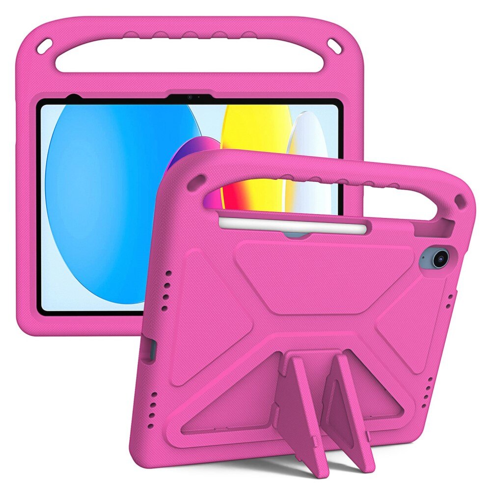 Coque EVA avec poignée pour enfants pour iPad 10.9 10th Gen (2022), rose