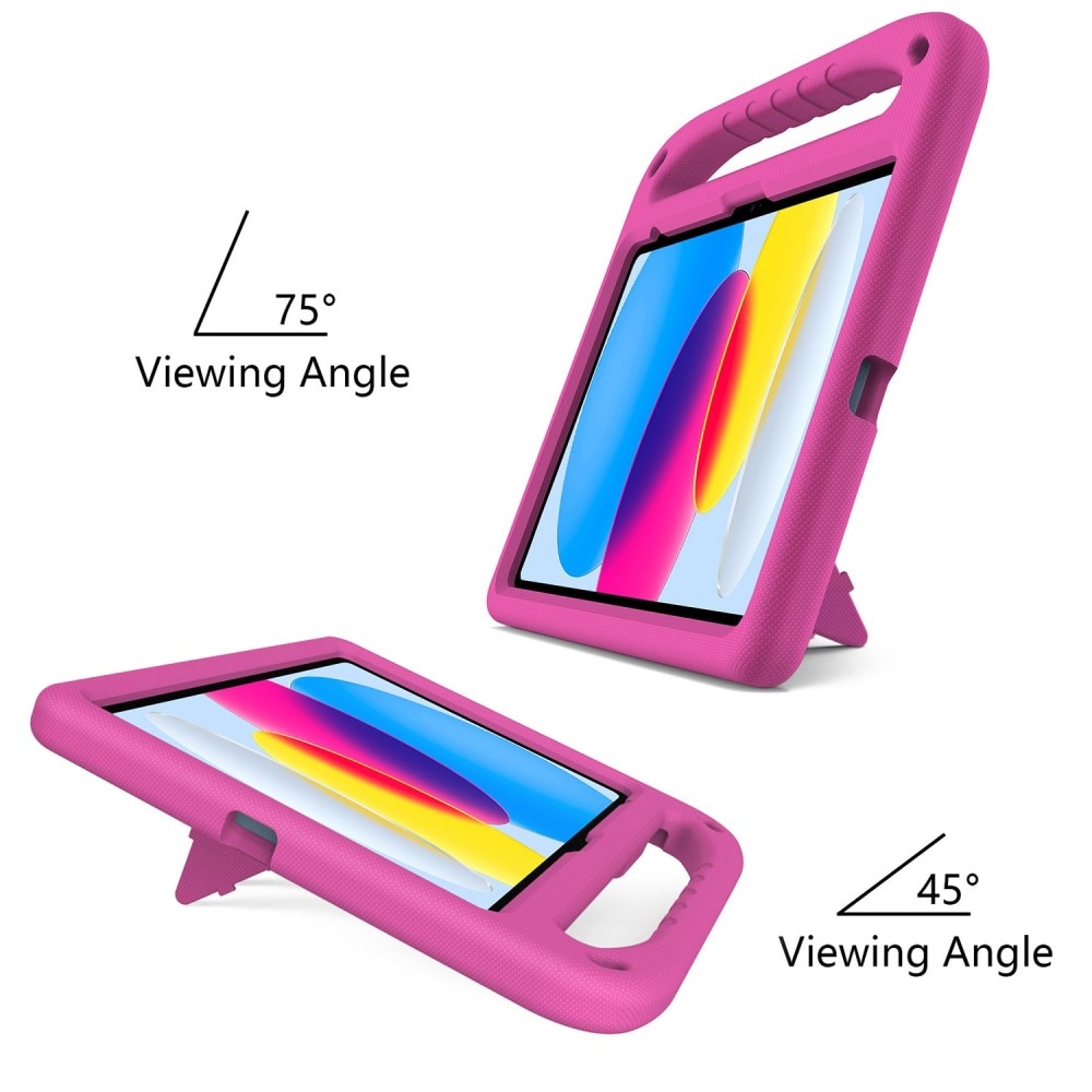 Coque EVA avec poignée pour enfants pour Apple iPad 11 11th Gen (2025), rose