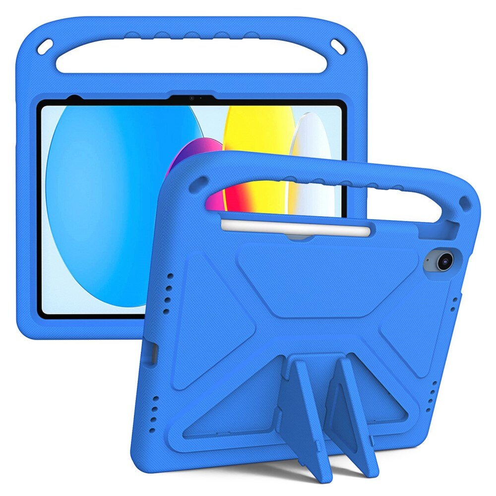 Coque EVA avec poignée pour enfants pour iPad 10.9 10th Gen (2022), bleu