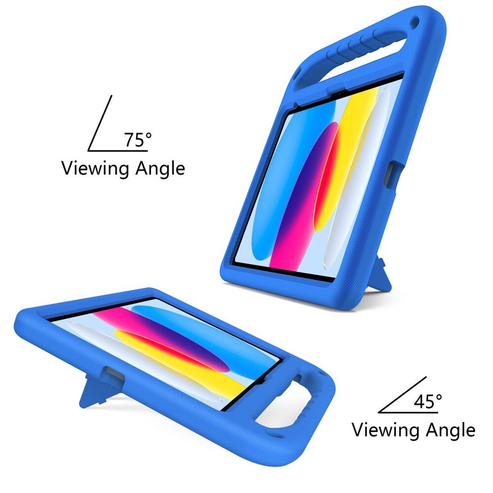 Coque EVA avec poignée pour enfants pour Apple iPad 11 11th Gen (2025), bleu