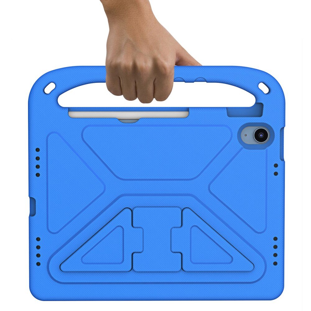 Coque EVA avec poignée pour enfants pour Apple iPad 11 11th Gen (2025), bleu