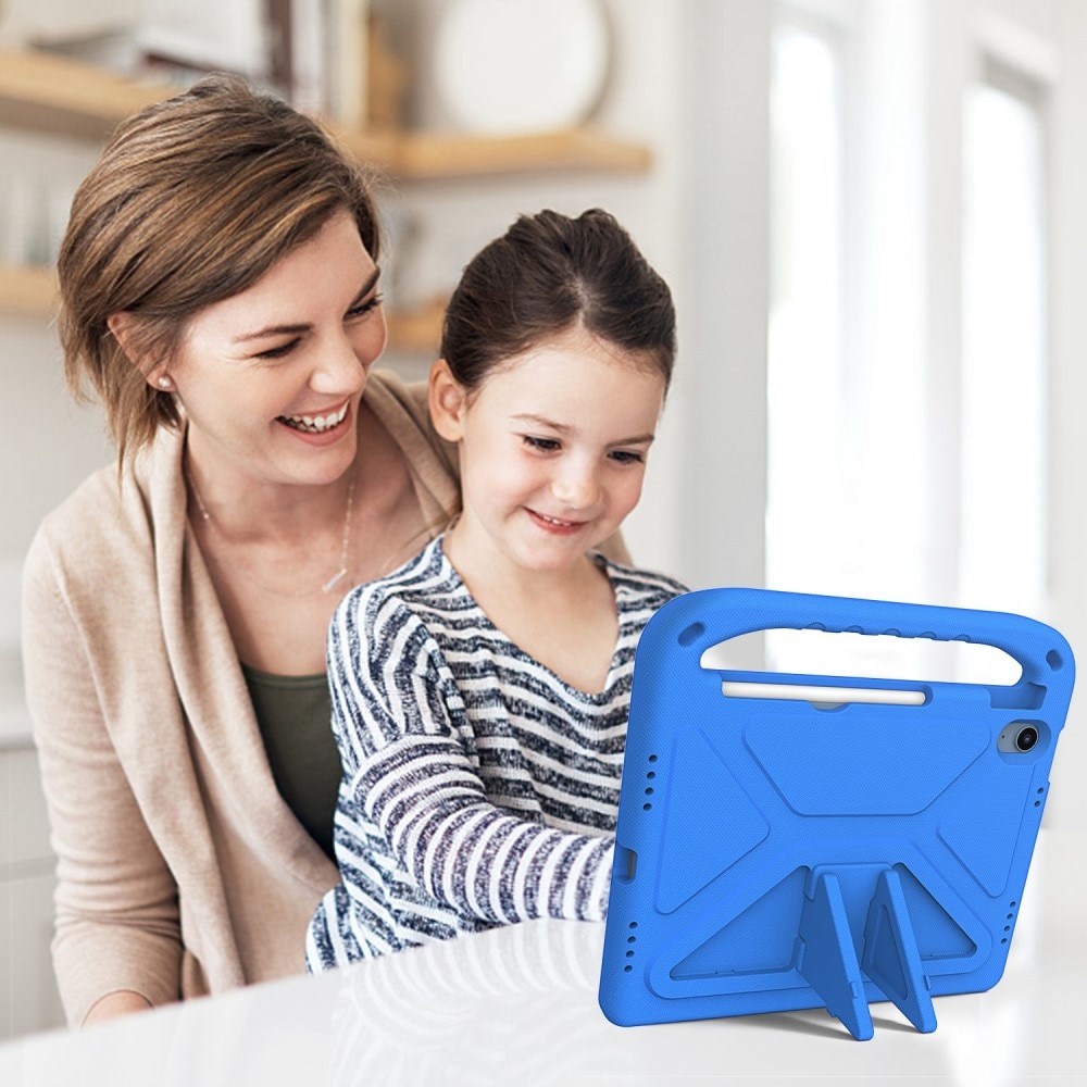 Coque EVA avec poignée pour enfants pour Apple iPad 11 11th Gen (2025), bleu