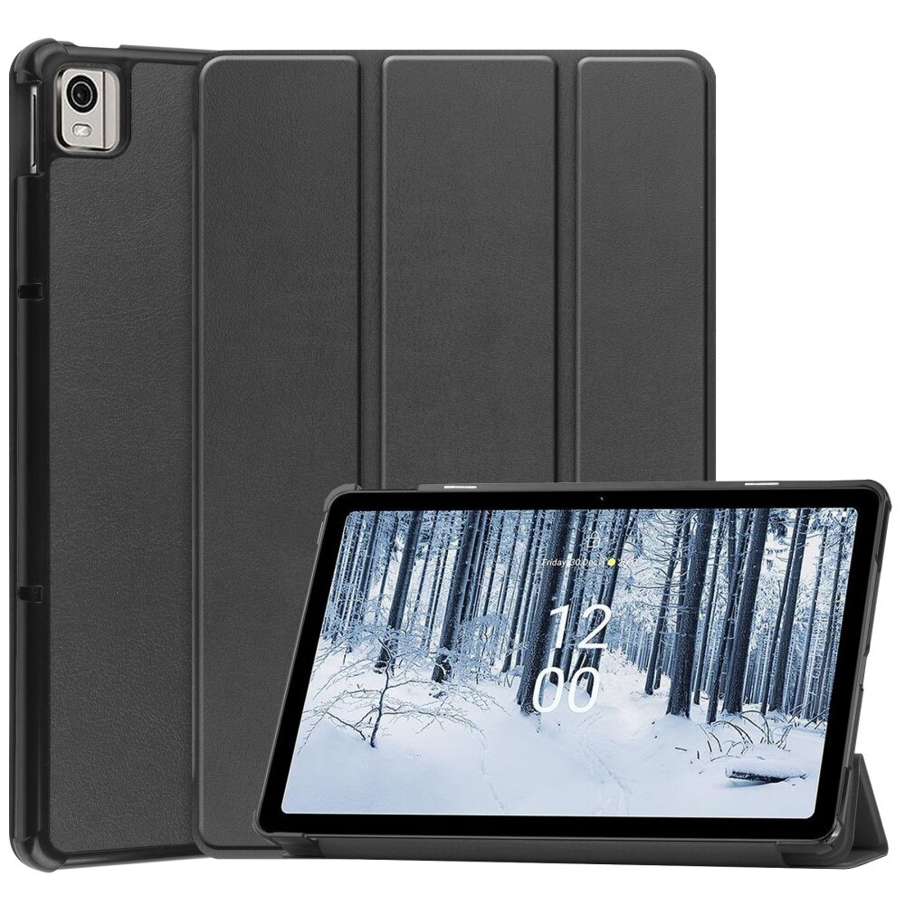 Étui Tri-Fold  Nokia T21, Noir
