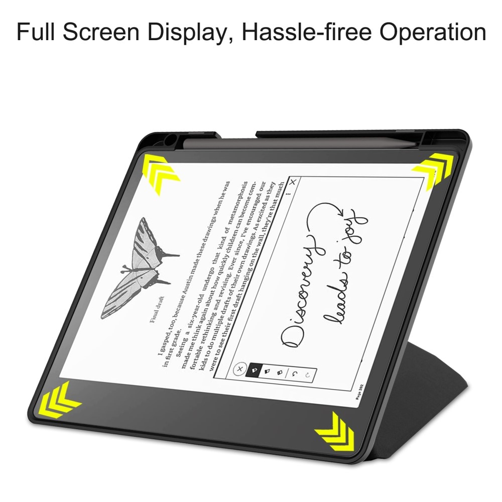 Coque Origami Amazon Kindle Scribe 10.2, noir