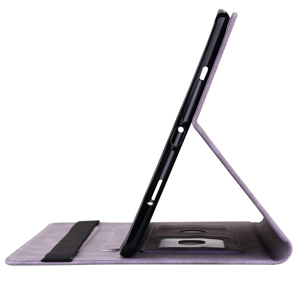 Étui en cuir avec papillons  Nokia T21 Violet